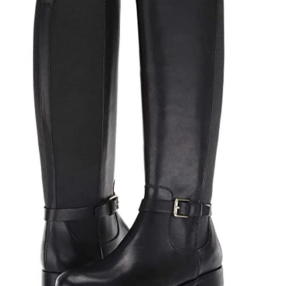 LAUREN Ralph Lauren Barnehurst Riding  Boots 5.5 B Black New